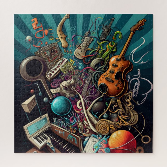 Anatomie du Puzzle de musique (Vertical)