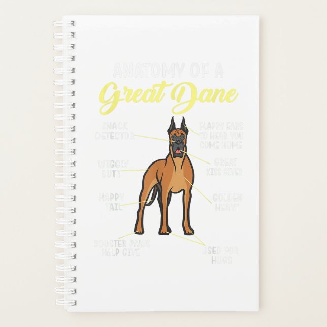 Anatomie D'Un Grand Amoureux des chiens Dane (Devant)