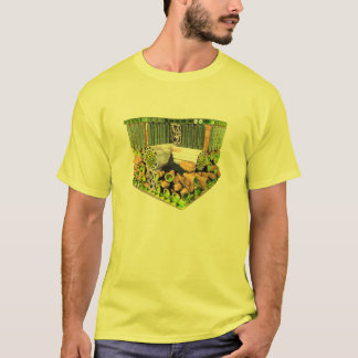 Anatomie d'un T-shirt de feuille de plante