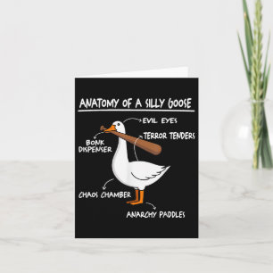 Anatomie einer Albernen Gans Karte