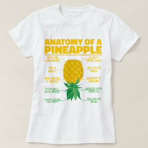 Anatomie einer Ananas Ananas Liebhaber Cooler Anan T-Shirt