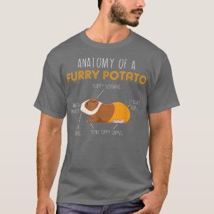 Anatomie einer Guinea aus Furry Potato Pig Lover G T-Shirt