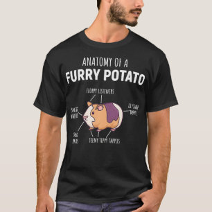 Anatomie einer Guinea aus Furry Potato Schweinefle T-Shirt