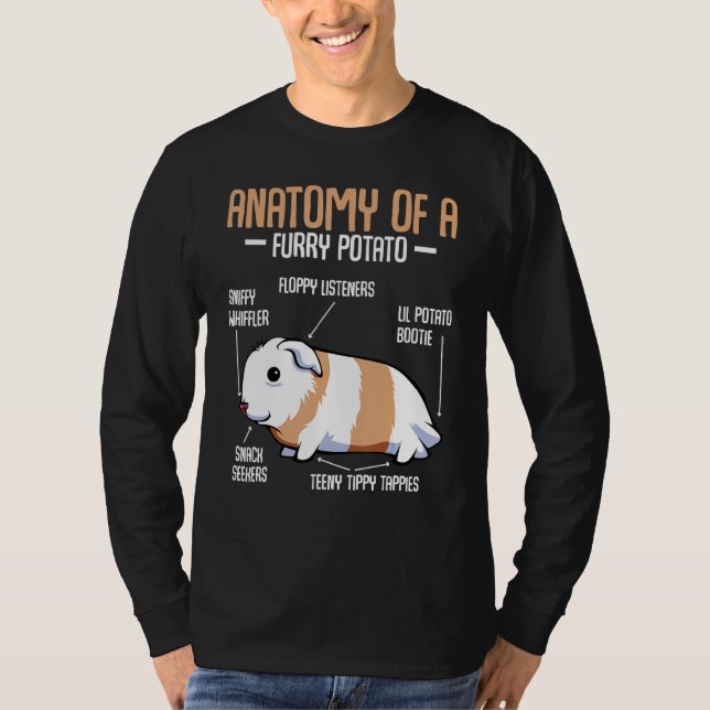 Anatomie einer Guinea aus Furry Potato T-Shirt (Vorderseite)