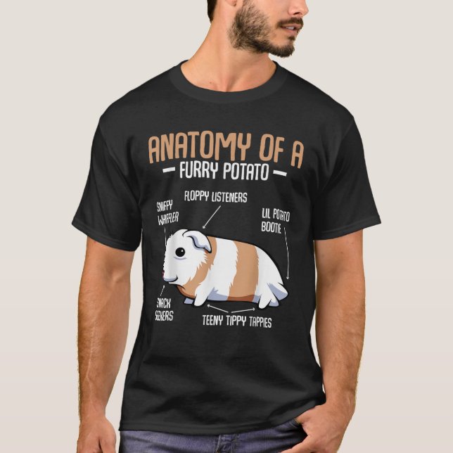 Anatomie einer Guinea aus Furry Potato T-Shirt (Vorderseite)