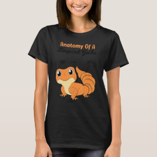 Anatomie einer Leopard-Gecko-Lizard T-Shirt