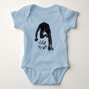 Anatomie eines Athleten, "Füttre den Menschen" Baby Strampler