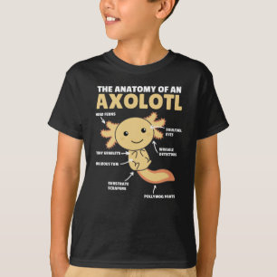 Anatomie eines Axolotl T-Shirt