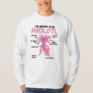 Anatomie eines Axolotl T-Shirt