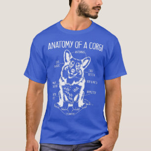 Anatomie eines Corgis, Geschenke für Hundebesitzer T-Shirt