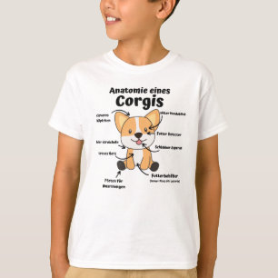 Anatomie eines Dalmatiners süße Hunde Funny Puppy T-Shirt