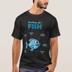 Anatomie eines Fisches - Lustiger Fisch Tee