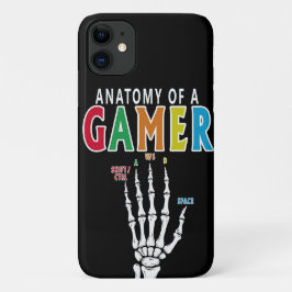 Anatomie eines Gamer Skeleton Hand Funny Case