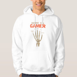 Anatomie eines Gamer Skeleton Hand Keyboard T - Sh Hoodie