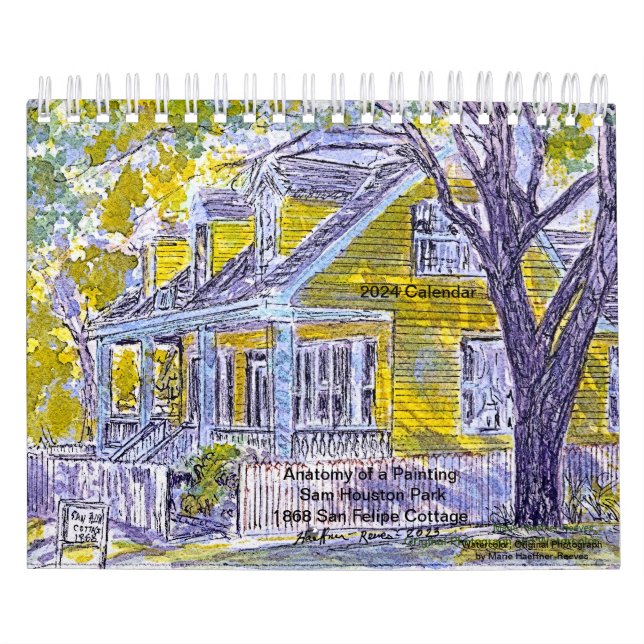 Anatomie eines Gemäldes: Sam Houston Park 1868 Zuh Kalender (Titelbild)