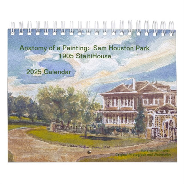 Anatomie eines Gemäldes: Sam Houston Park 1905 Zuh Kalender (Titelbild)
