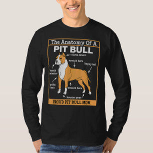 Anatomie eines Grubenbulles für Mamas T-Shirt