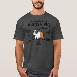 Anatomie eines Meerschweinchens als Haustier T-Shirt
