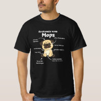 Anatomie eines Mops süße Hunde Funny Puppy