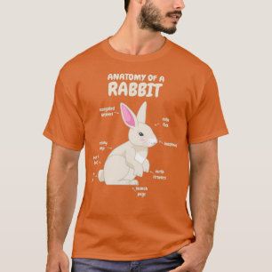 Anatomie eines Niedlichen Kaninchen T-Shirt