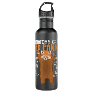 Anatomie eines Niedlichen Pandaer Zoologen Edelstahlflasche