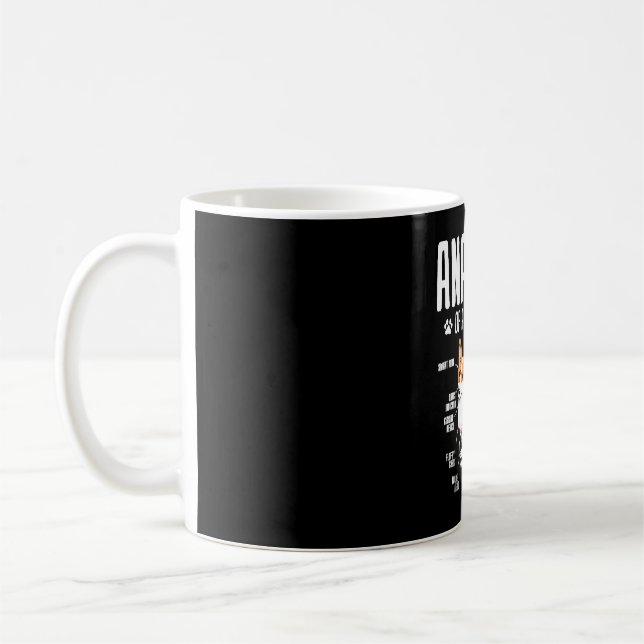 Anatomie eines walisischen Korgis Kaffeetasse (Links)