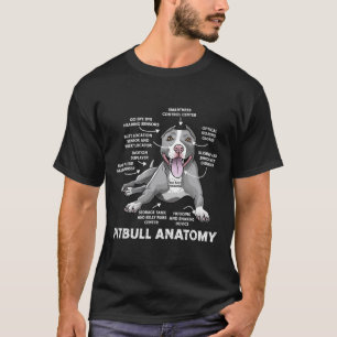 Anatomie Fun Bulldog Lover Dog Besitzer T-Shirt