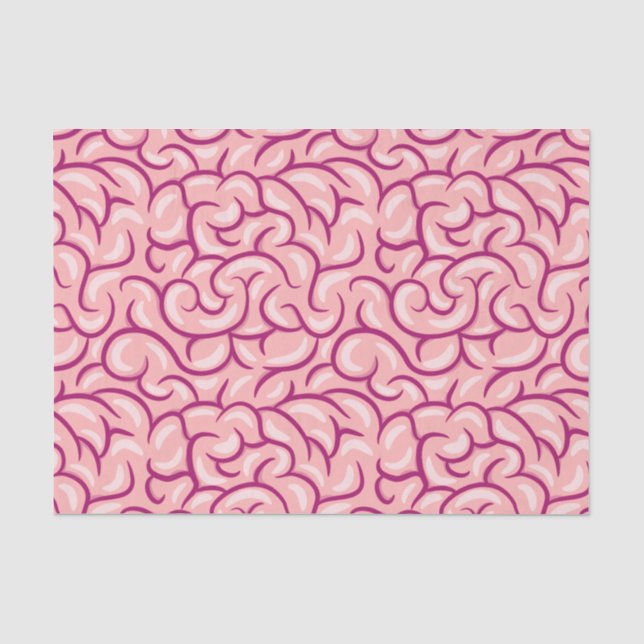 Anatomie Gehirn Seidenpapier (Vorderseite)
