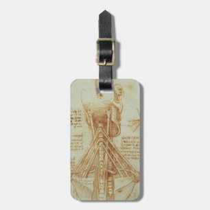 Anatomie LEONARDO DA Vinci- des Halses Gepäckanhänger