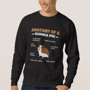 Anatomie Meerschweinchen Haustier Flauschig Kartof Sweatshirt