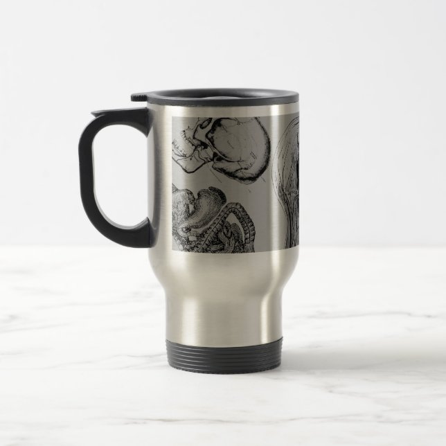 Anatomie Travel Mug Reisebecher (Links)