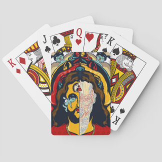 Anatomie von Jesus spielen Karten Spielkarten