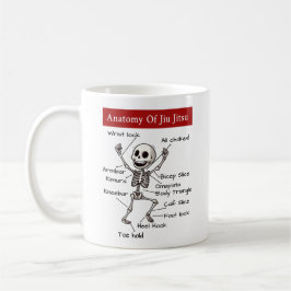 Anatomie von Jiu Jitsu Einsendungen Funny Kaffeetasse