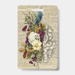 Anatomieplakat für das Blumengehirn Ausweis
