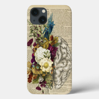 Anatomieplakat für das Blumengehirn Case-Mate iPhone Hülle