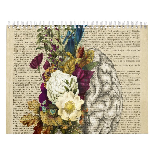 Anatomieplakat für das Blumengehirn Kalender (Titelbild)
