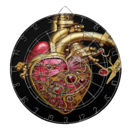 Anatomische Röhrchen und Geere aus Steampunkherz Dartscheibe