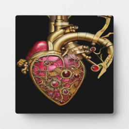 Anatomische Röhrchen und Geere aus Steampunkherz Fotoplatte