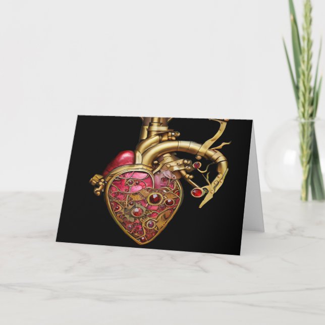 Anatomische Röhrchen und Geere aus Steampunkherz Karte (Vorderseite)