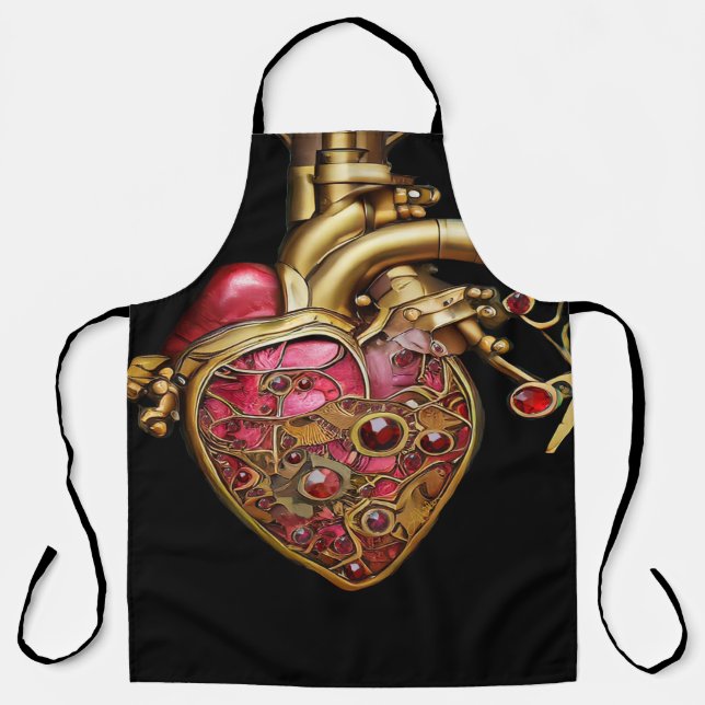 Anatomische Röhrchen und Geere aus Steampunkherz Schürze (Vorderseite)