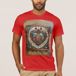 Anatomische Stahlreihe für das mechanische Herz T-Shirt