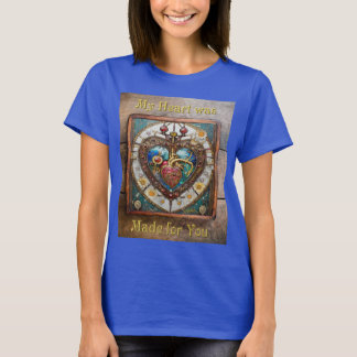 Anatomische Stahlreihe für das mechanische Herz T-Shirt