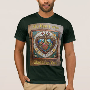 Anatomische Stahlreihe für das mechanische Herz T-Shirt
