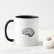 Anatomisches Gehirn Tasse (Mit Donut)
