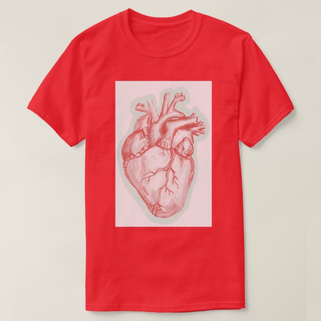 anatomisches Herz 1 T-Shirt (Design vorne)