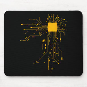 Anatomisches Herz CPU Prozessor Computerwissenscha Mousepad