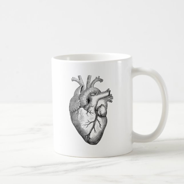 Anatomisches Herz Kaffeetasse (Rechts)