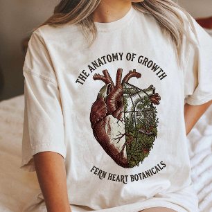 Anatomisches Herz Pflanzen Gewächshaus Botanische Tri-Blend Shirt