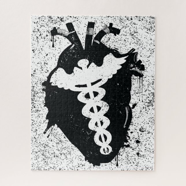 Anatomisches Herz von Caduceus (Vertikal)