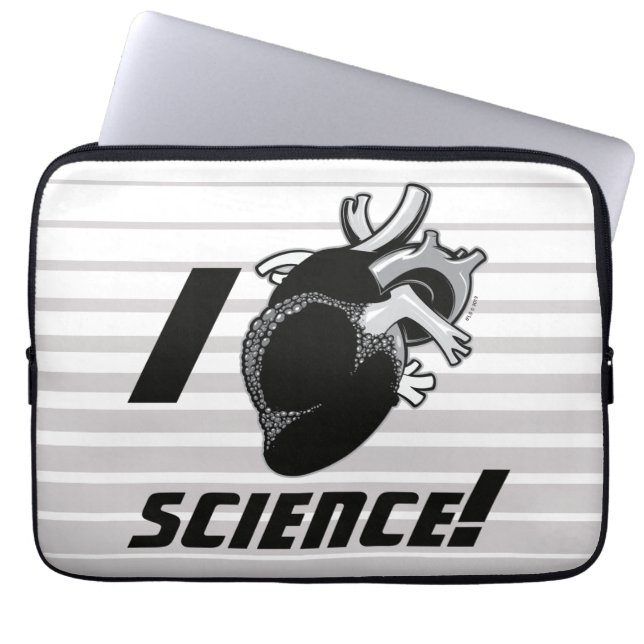 (Anatomisches Herz-) Wissenschaft I Laptopschutzhülle (Vorderseite)